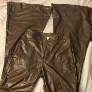 Leather Bell Bottoms